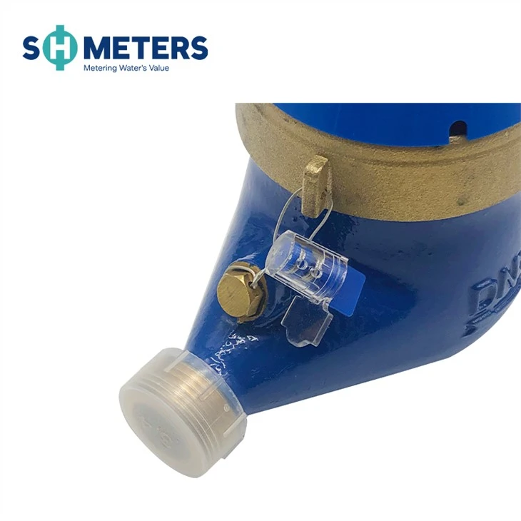 Cold Multi Jet Water Meter Blue Brass Body