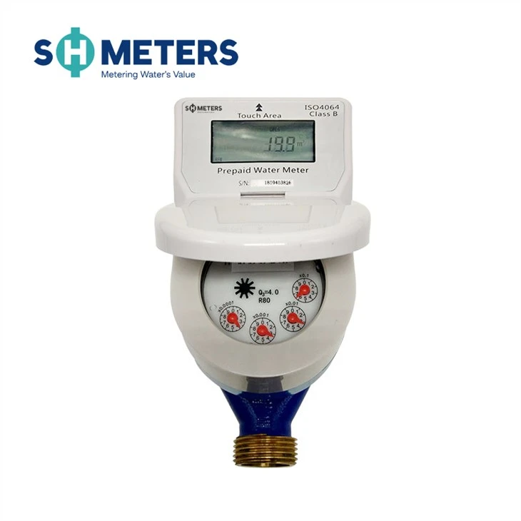 Ic Card Brass Smart Prepaid Water Meter