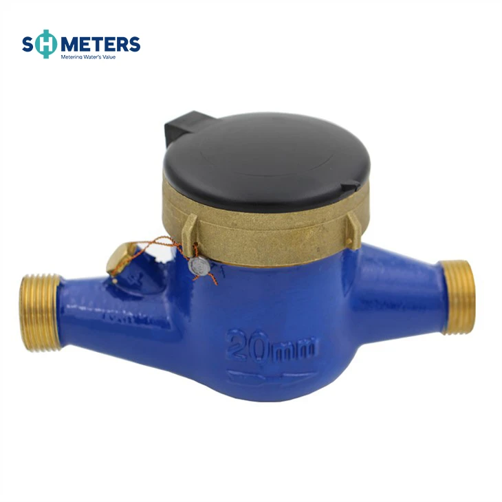Multi Jet Brass Water Meter Accuracy R200 (1/2