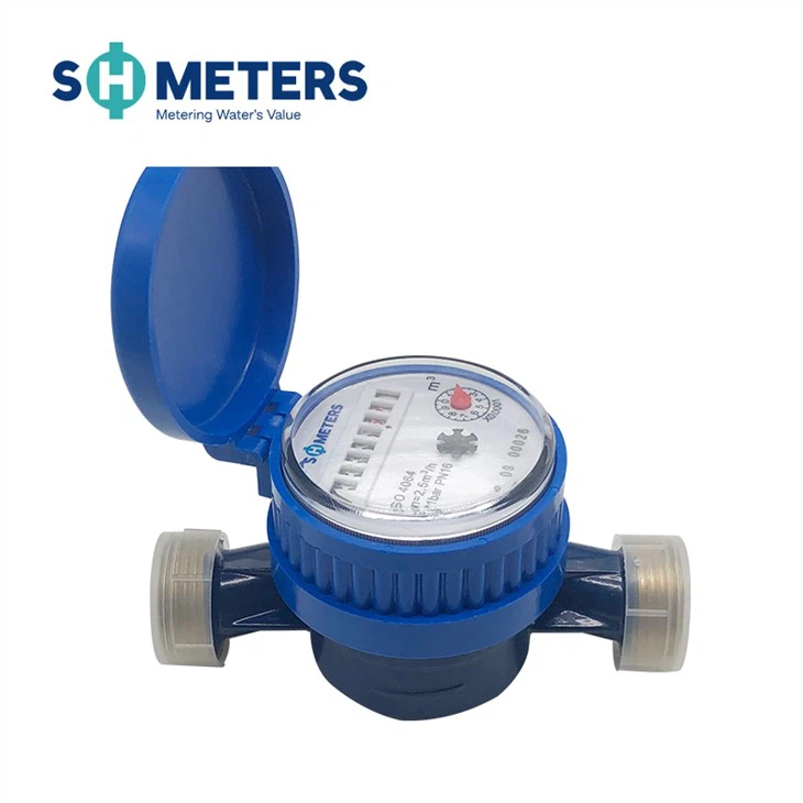 Portable Brass Body Single Jet Mechanical Water Meter