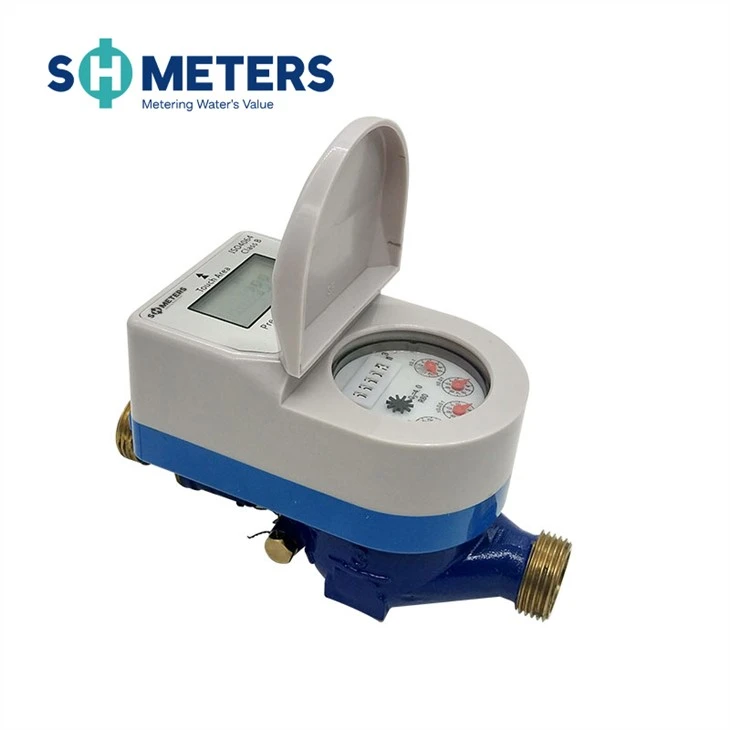 Intelligenter Prepaid-Wasserzähler mit Ventilsteuerung und Batterie